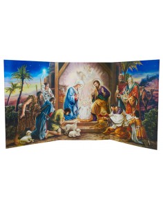 Tarjeta de Navidad - Escena de la Natividad