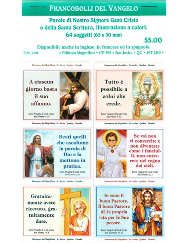 Gospel Stamps (Italian text)