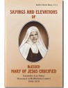 Sayings and Elevations of Blessed Mary of Jesus Crucified