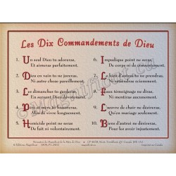 Les Dix Commandements de Dieu