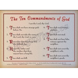 Los Diez Mandamientos de Dios