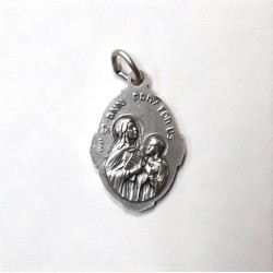 Médaille Saint Dominique et Sainte Anne